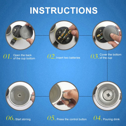 Electric Mixing Coffee Cup