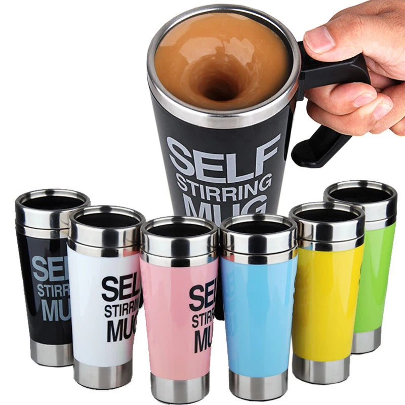 Electric Mixing Coffee Cup