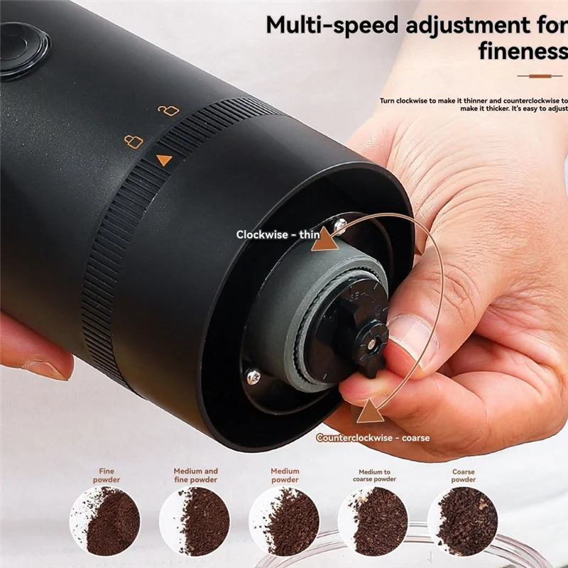 Coffee Grinder With LED Display